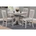 Sand & Stable™ Redmond 42" Extendable Rubberwood Solid Wood Pedestal Dining Table Wood in Gray | 30 H in | Wayfair 1996825204AC4968AD1530038DE52FCE