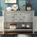 Cambridge Series Buffet Sideboard Console Table with Bottom Shelf