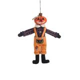 Penny Lane Halloween Pumpkin Ornament Figure - Orange - 9.5"