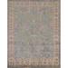Vegetable Dye Oushak Oriental Wool Area Rug Hand-knotted Foyer Carpet - 3'10" x 4'11"