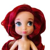 Disney Toys | Ariel 5" Mini Princess Doll Disney Animators Collection Nude To Dress Jointed | Color: Cream/Orange | Size: Osg