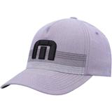 Men's TravisMathew Heathered Purple Country Cabin Snapback Hat