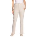 Plus Size Women's Freedom Waist Straight Leg Chino by Woman Within in Natural Khaki (Size 28 W)