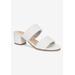 Women's Georgette Sandal by Bella Vita in White Leather (Size 9 M)