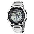 CASIO Men's Analogue-Digital Quartz Watch with Stainless Steel Strap AE-1000WD-1AVEF