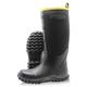 Dirt Boot Unisex Waterproof Neoprene Wellington Muck Field Sport Work Boots Rain Wellies (9 UK, Black, numeric_9)
