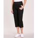 Blair DenimEase Flat-Waist Capris - Black - 6P - Petite