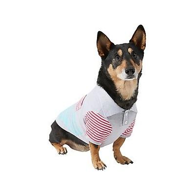 Frisco Striped Polo Dog & Cat Shirt, Small