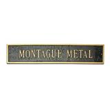Montague Metal Products Inc. Classic Arch Extension Garden Plaque Metal | 4 H x 20.5 W x 0.32 D in | Wayfair PCS-66L -ABGLS