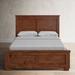 Birch Lane™ Aybel Solid Wood Standard Bed Wood in Brown | 52 H x 65 W x 87 D in | Wayfair FFAE33B4BF5744B39E134A9B9866F5BA