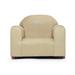 Keet Little-Furniture Personalized Club Chair Wood/Microsuede in Brown | 18 H x 24 W x 17 D in | Wayfair 103-10-Block -Hot Pink