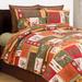 Millwood Pines Leatrice Reversible Quilt Set Cotton in Green/Red/Yellow | King Quilt + 2 Shams | Wayfair E9392288BC93459987F8D1DC792C341B