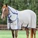 SmartPak Deluxe Fly Sheet w/ Earth Friendly Fabric - 78 - Silver w/ Navy Trim - Smartpak