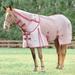 SmartMesh Ultimate Fly Sheet - 87 - White w/ Merlot Check & Merlot Trim - Smartpak