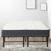 Onetan Mattress and Platform Bed Set, 9-Inch Medium Tight Top Hybrid Mattress and 14" Metal Platform Bed