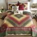 Donna Sharp Spice Postage Stamp Polyester Quilt