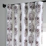Exclusive Fabrics Sago Printed Cotton Curtain (1 Panel)