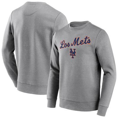 New York Mets Heater Hometown Graphic Crew Sweatshirt – Sportgrau – Herren Image