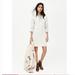 Madewell Dresses | Madewell Cream Merino Wool Lace-Up Sweater-Dress | Color: Cream | Size: M