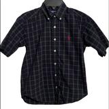 Polo By Ralph Lauren Shirts & Tops | Eucralph Lauren Boys Ss Plaid Button Up Szs | Color: Blue/Green | Size: Sb