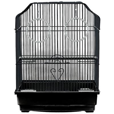 A&E Cage Company Ornate Top Cage in Black, 14" L X 11" W X 17" H