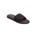 Wide Width Women's The Palmer Slip On Sandal by Comfortview in Black (Size 12 W)