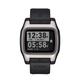 NIXON High Tide A1308-100m Water Resistant Men's Digital Surf Watch (44 mm Watch Face, 23 mm Pu/Rubber/Silicone Band) - Made with Recycled Ocean Plastics, Silver / Black, OSFM, High Tide