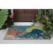 Blue/Green 48 x 30 x 0.375 in Area Rug - DBK Transitional Rugs Frontporch Octopus Indoor/Outdoor Rug Ocean | 48 H x 30 W x 0.375 D in | Wayfair