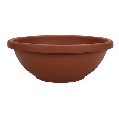 The HC Companies GAB18000E35 18 Inch Resin Garden Bowl Planter Pot, Terra Cotta - 18"
