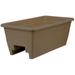 HC Companies SPX24DB0E2112-Inch Outdoor Plastic Deck Planter Box, Chocolate - 2.2