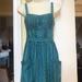American Eagle Outfitters Dresses | American Eagle Outfitters Teal Blue And Navy Design Sundress Dress. Size 0 | Color: Blue | Size: 0