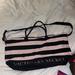 Victoria's Secret Bags | Large Victoria Secret Tote Bag | Color: Black/Pink | Size: Os