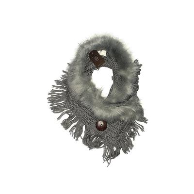 Foxy Lady Scarf: Gray Solid Accessories
