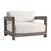 Bernhardt Montaigne Patio Chair w/ Cushions Wood in Gray | 30 H x 46.5 W x 37 D in | Wayfair O3383_6049-000
