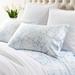 Pine Cone Hill Freya Floral Tencel Pillowcase Tencel, Cotton in Blue/White | King | Wayfair PC3608-K