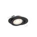 DALS Lighting 6" Flat Recessed LED Panel Light in Black | 1.3 H x 6 W in | Wayfair FGM6-CC-BK