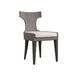 Bernhardt Sarasota Patio Dining Side Chair w/ Cushion, Wicker in Gray/Orange | 39.38 H x 21.75 W x 25.06 D in | Wayfair X01543X_6049-000