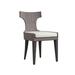 Bernhardt Sarasota Patio Dining Side Chair w/ Cushion, Wicker in Gray/Orange | 39.38 H x 21.75 W x 25.06 D in | Wayfair X01543X_6070-002