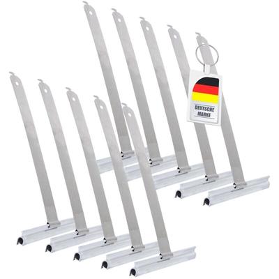 10x Mini Rolladen Aufhängefeder Rollladen Stahlband-Aufhänger Federn Image
