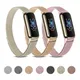 Pour Fitbit Luxe Band Sport Strap métal magnétique intelligent Bracelet Bracelet pour Fitbit Luxe