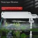 Système de filtration d'aération de pompe de filtre d'aquarium filtre d'aquarium boîtier de filtre