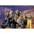 Kit de modèle de figurine en résine Memphis Belle 10 gars pas de voiture non assemblé non