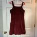 American Eagle Outfitters Dresses | Maroon Corduroy Dress | Color: Red | Size: M