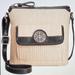 Giani Bernini Bags | Giani Bernini Straw Handbag Black Leather | Color: Black/Cream | Size: Os