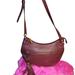 Michael Kors Bags | Michael Kors Burgundy Pebbled Leather Hobo Shoulder / Crossbody Bag | Color: Gold/Red | Size: 12x9x3