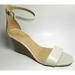 Michael Kors Shoes | New Michael Kors Light Cream Leather Ankle Strap Sandal Shoes | Color: Tan/White | Size: 10