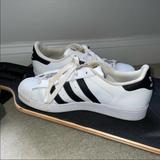 Adidas Shoes | Adidas Women’s Superstar Athletic Sneakers | Color: Black/White | Size: 6.5