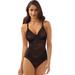 Plus Size Women's Lace'N Smooth Body Briefer by Bali in Black (Size 36 B)