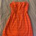 J. Crew Dresses | J Crew Strapless Eyelet Dress | Color: Orange/Pink | Size: 6