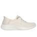 Skechers Women's Slip-ins: Ultra Flex 3.0 - Brilliant Sneaker | Size 5.0 | Natural | Textile | Vegan | Machine Washable